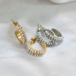 Jewels Of Nepal Juli Style Hoop Earrings For Women