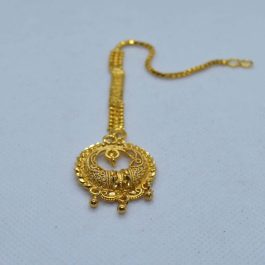 Gold Plated Small Chandbali Designed Maangtika (Gpmt_003)