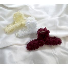 Jewels of Nepal Long Infinity Designed Lacey Hair Claw Clip For Women