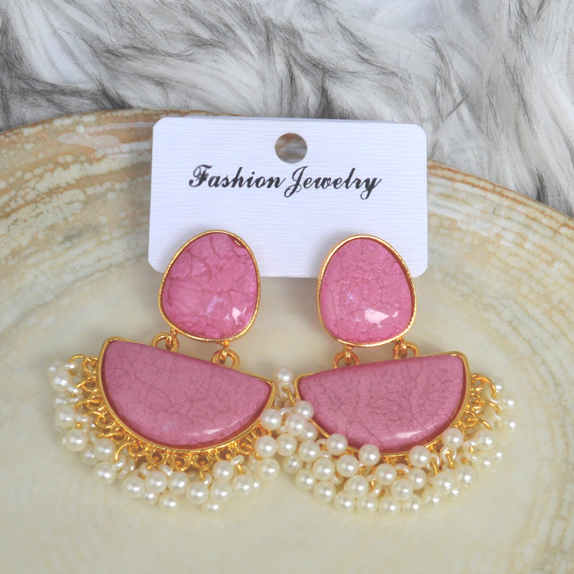 Jewels Of Nepal New Design Beads Fringe Earrings For Women - Image 4