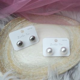 Jewels of Nepal Simple Faux / Simulated Pearl / Moti Earrings for Women